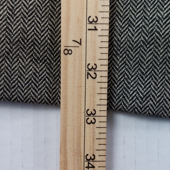 Lauren Ralph Lauren Jacket Mens Size 44L Brown Herringbone 100% Lambs Wool Macys - Picture 4 of 10